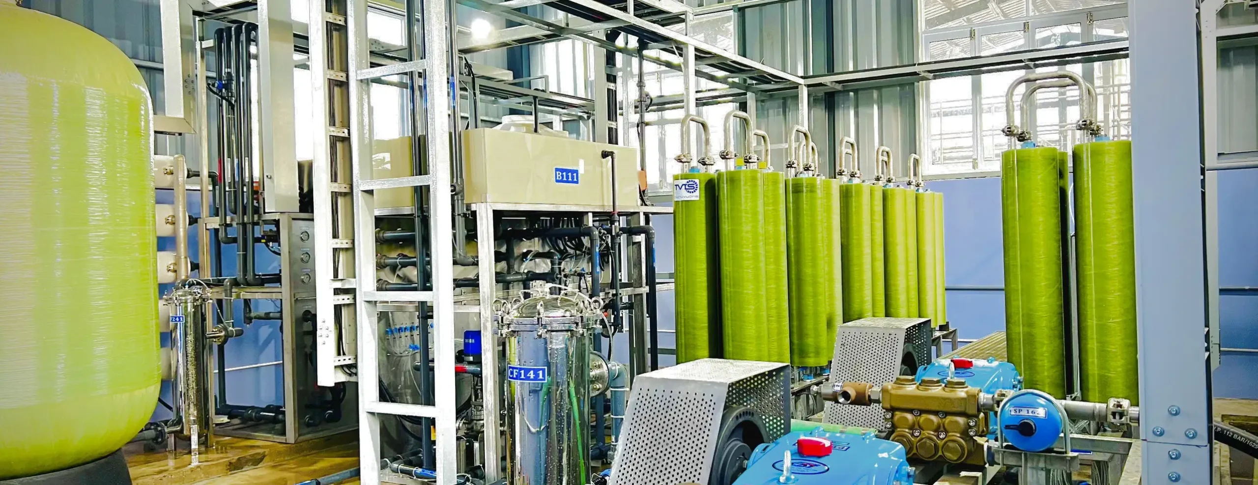 Hệ thống TSRO xử lý nước rỉ rác Bãi rác chôn lấp số 2, TP Huế