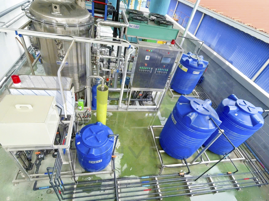 Wastewater treatment system for metal production and electroplating using evaporation technology, 6 m³/day