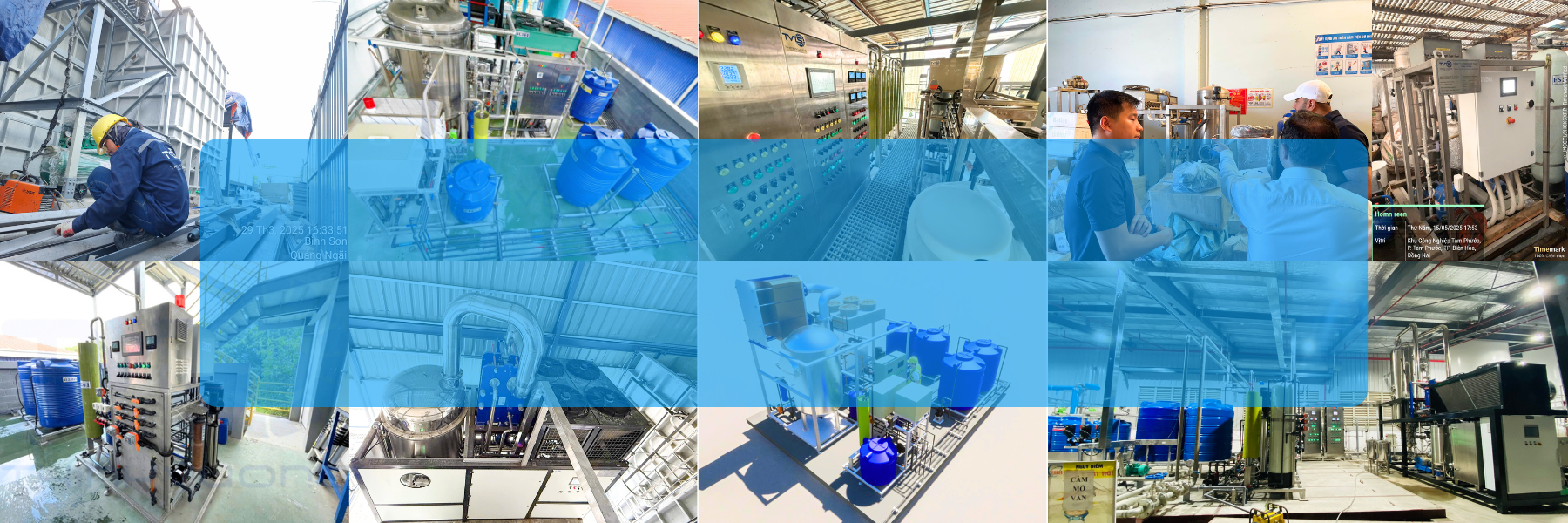 Summary of projects applying evaporative technology to wastewater treatment.